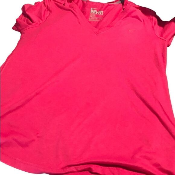 Nike Dri fit size large v necked t shirt excellent Condition - Picture 1 of 1